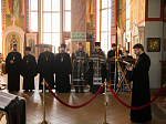 Епископ Россошанский и Острогожский Андрей совершил первую в этом году литургию Преждеосвященных Даров