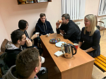 Встреча со студентами в Молодежном отделе