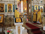 Архипастырское богослужение в Ильинском кафедральном соборе г. Россошь