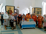 В Казанском храме совершен молебен с водосвятием о страждущих недугом винопития или наркомании