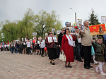 Духовенство благочиния приняло участие в митинге, посвященном Дню Победы