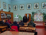 В Татьянин день настоятель Покровского храма встретился со студентами сельскохозяйственного техникума