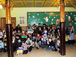 Детям Верхнемамонской коррекционной школы подарили «Рождественское чудо»