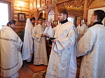 Архиерейское богослужение в Воскресенском Белогорском мужском епархиальном монастыре