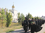 Епископ Россошанский и Острогожский Андрей вручил патриарший знак игуменье Костомаровской женской обители