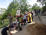 Крестный ход с иконой Божией Матери «Спорительница Хлебов»  в Воскресенском Белогорском мужском монастыре