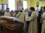 Архиерейское богослужение в Ольховатском благочинии