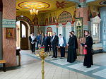 Преосвященнейший епископ Андрей встретился с ктитором Ильинского собора