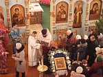 Рождественская праздничная служба в Казанском храме Каменки