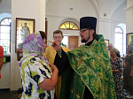 в Свято-Тихоновском соборном храме г. Острогожска встретили праздник Пятидесятницы