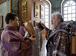 В Неделю 5-ю Великого поста Глава Воронежской митрополии совершил Божественную литургию святителя Василия Великого и диаконскую хиротонию
