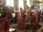 Епископ Россошанский и Острогожский Андрей возглавил Божественную литургию в храме св. мч. Иоанна Воина г. Богучара