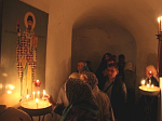 Всенощное бдение в Александро-Невском храме Воскресенского Белогорского мужского монастыря