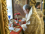 Преосвященнейший Дионисий, епископ Россошанский и Острогожский, принял участие в соборном богослужении Архипастырей и клириков епархий Воронежской митрополии