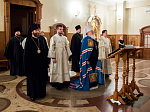 Епископ Россошанский и Острогожский Андрей поздравил Главу митрополии, Высокопреосвященнейшего Сергия с 14-летием пребывания на Воронежской кафедре
