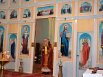 В частично руинизированном храме апостола и евангелиста Луки в Приречном совершили праздничное богослужение