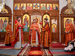 Епископ Россошанский и Острогожский Андрей сослужил епископу Борисовскому и Марьиногорскому Вениамину за литургией в Воскресенском соборе города Борисова
