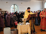 Молебное пение в Казанском храме