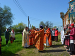 В понедельник Светлой седмицы в Свято-Митрофановском храме совершили соборное богослужение