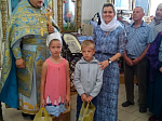 Настоятель храма в честь св. мч. Иоанна Воина г. Богучар  поздравил прихожан с началом учебного года