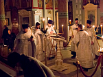 Архиерейское богослужение в Крещенский сочельник совершено в Ильинском соборе г. Россошь