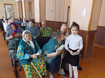 Поздравление насельников Дома престарелых с Днем защитника Отечества