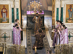 В праздник Торжества Православия епископ Россошанский и Острогожский Андрей совершил Божественную литургию в Ильинском кафедральном соборе