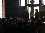 27 февраля, в пятницу первой седмицы Великого поста, Преосвященнейший епископ Андрей совершил Литургию Преждеосвященных Даров и молебное пение св. Федору Тирону