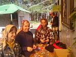 Ученики школ Россоши приняли участие в украшении храма Рождества Пресвятой Богородицы к празднику Пасхи