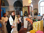 Преосвященнейший Андрей посетил приход Петропавловского храма с. Петропавловка