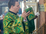 В праздник Входа Господня в Иерусалим епископ Дионисий совершил Божественную литургию в Ильинском кафедральном соборе Россоши