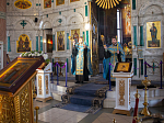 Преосвященнейший епископ Андрей совершил утреню с Акафистом Пресвятой Богородице