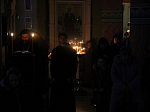 Накануне Вселенской родительской субботы, епископ Россошанский и Острогожский Андрей молился за заупокойной службой