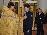 Сотрудники Репьевского ОМВД приняли участие в богослужении в Петропавловском храме