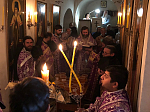 Архиерейское богослужение в Белогорской обители