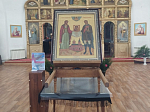 Икона Александра Невского и Федора Ушакова начала свое шествие по храмам благочиния