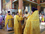 Епископ Россошанский и Острогожский Андрей совершил воскресное богослужение в Ильинском соборе