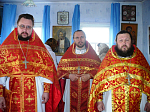 Соборное богослужение клириков благочиния в молитвенном доме с. Красный флот