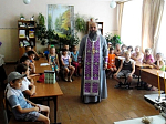 Открытие пришкольного детского лагеря в Воробьёвке