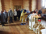 Молебен на Новолетие в Успенском храме с. Верхний Мамон