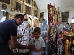 Иерей Сергий Папин поздравил жителей Каменки с Днем семьи