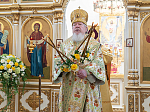 Митрополит Воронежский и Лискинский Сергий возглавил богослужение в день престольного праздника Владимирского храма