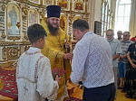 В Свято-Митрофановском храме молитвенно встретили день памяти апостолов Петра и Павла