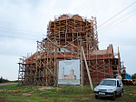 Возрождающийся храм в честь Архангела Михаила в селе Пасека