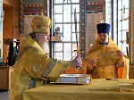 Правящий Архиерей совершил воскресное богослужение в Благовещенском кафедральном соборе
