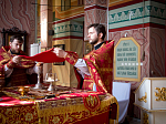 Богослужение в Неделю святых жён-мироносиц в Ильинском соборе