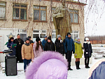 Митинг в с. Морозовка, посвящённый освобождению Россоши