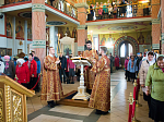 Архиерейское богослужение в кафедральном соборе г. Россошь