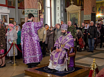 Глава Россошанской епархии совершил воскресное богослужение в Ильинском соборе