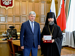 Епископ Россошанский и Острогожский Андрей был награжден знаком отличия «За заслуги перед Воронежской областью»
